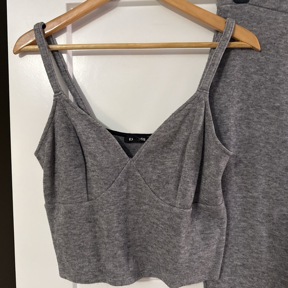 Express Gray Two-Piece Set - Picture 2 of 7